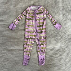 Crocodile Bamboo Onesie by Little Sleepies